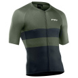 Pánský cyklo dres Northwave Blade Air Jersey Short Sleeve  Green Fore/Blk
