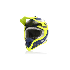 Acerbis motokros přilba LINEAR žlutá/modrá Acerbis motokros přilba LINEAR žlutá/modrá
