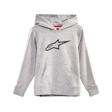 mikina KIDS RACEY HOODIE, ALPINESTARS, dětská (šedá/červená) mikina KIDS RACEY HOODIE, ALPINESTARS, dětská (šedá/červená)