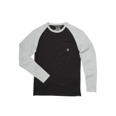 Dětské triko Volcom Pen Bsc Ls Heather Grey Dětské triko Volcom Pen Bsc Ls Heather Grey