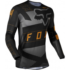 Pánský MX dres Fox Flexair Riet Jersey Black Pánský MX dres Fox Flexair Riet Jersey Black