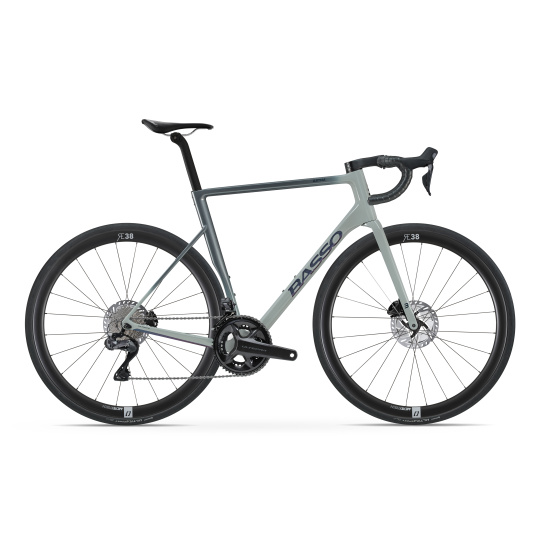 silniční kolo BASSO Astra disc, gray asphalt, Shimano Ultegra Di2, Microtech RE38