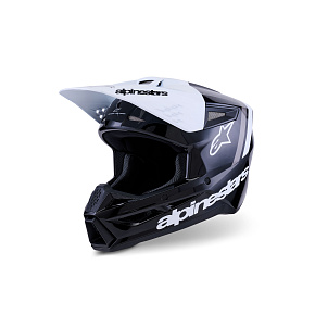 přilba S-M3 RADIUM, ALPINESTARS (černá/bílá/šedá) 2027 přilba S-M3 RADIUM, ALPINESTARS (černá/bílá/šedá) 2027