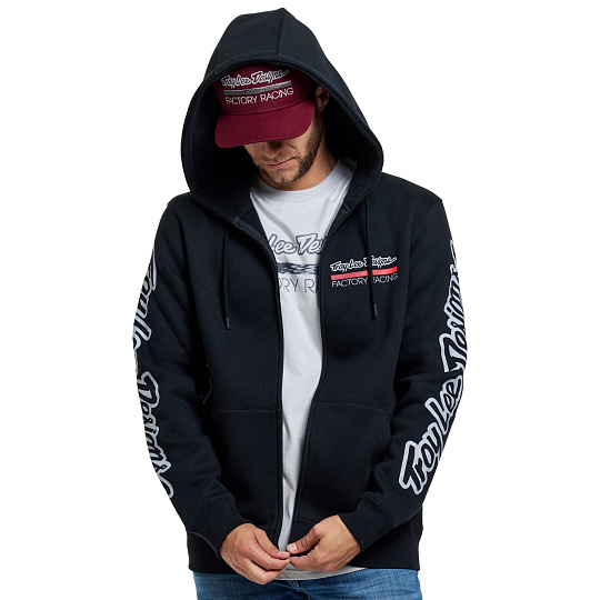 TLD MIKINA SE ZIPEM FACTORY RACING BLACK / RED (73066900)