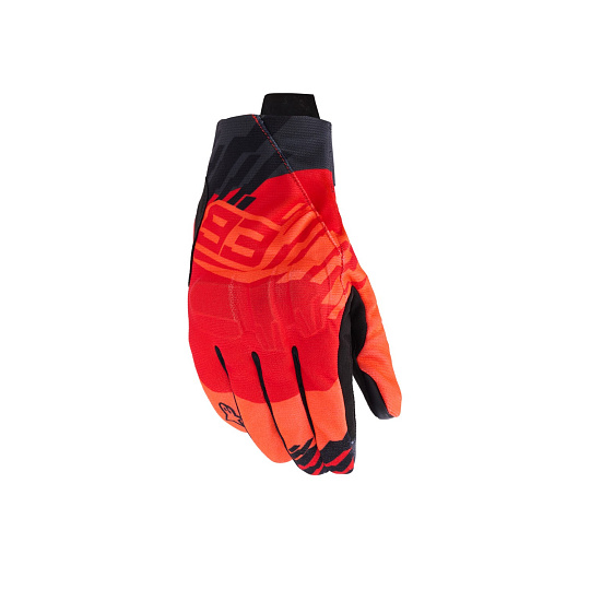rukavice REEF V2 MM93 kolekce, ALPINESTARS (červená fluo/červená/černá) 2026