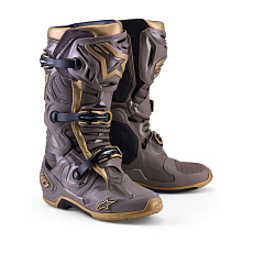 boty TECH 10 limitovaná edice AIR GOLD, ALPINESTARS (hnědá/zlatá) 2026 boty TECH 10 limitovaná edice AIR GOLD, ALPINESTARS (hnědá/zlatá) 2026