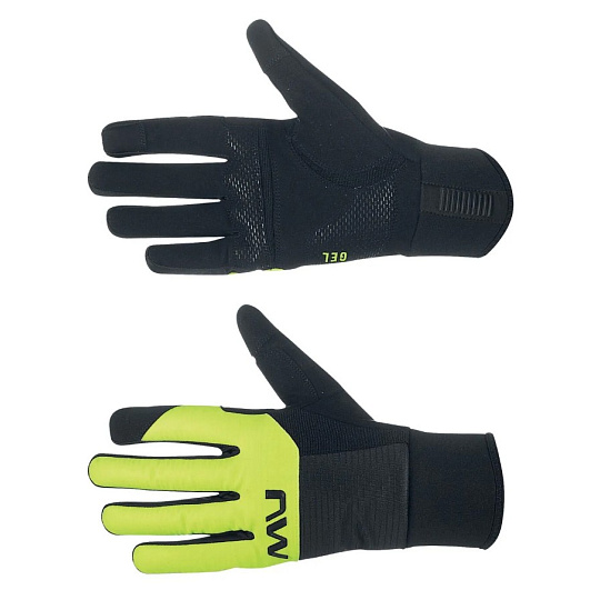 Pánské cyklo rukavice Northwave Fast Gel Glove Black/Yellow Fluo Pánské cyklo rukavice Northwave Fast Gel Glove Black/Yellow Fluo