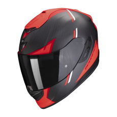 Moto přilba SCORPION EXO-1400 EVO CARBON AIR KENDAL matná černo/červená Moto přilba SCORPION EXO-1400 EVO CARBON AIR KENDAL matná černo/červená