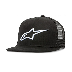Alpinestars Corp Trucker hat kšiltovka Black/White Alpinestars Corp Trucker hat kšiltovka Black/White