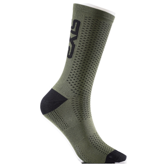 SIXS SHORT LOGO V2 ponožky army/černá