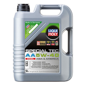 LIQUI MOLY Special Tec AA 5W-40 Diesel (Asie, Amerika), syntetický motorový olej 5 l LIQUI MOLY Special Tec AA 5W-40 Diesel (Asie, Amerika), syntetický motorový olej 5 l