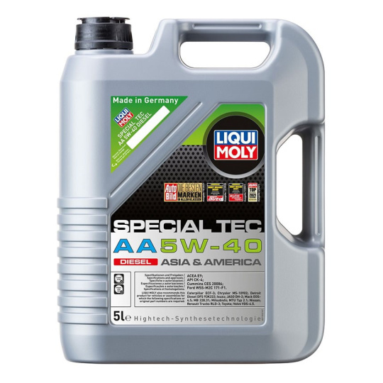LIQUI MOLY Special Tec AA 5W-40 Diesel (Asie, Amerika), syntetický motorový olej 5 l