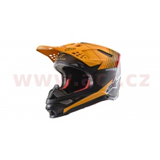 přilba SUPERTECH S-M10 DYNO 2021, ALPINESTARS (černá karbon matná/oranžová lesklá) přilba SUPERTECH S-M10 DYNO 2021, ALPINESTARS (černá karbon matná/oranžová lesklá)