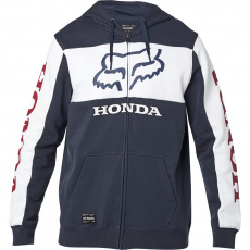Pánská mikina Fox Honda Zip Fleece Navy/White Pánská mikina Fox Honda Zip Fleece Navy/White
