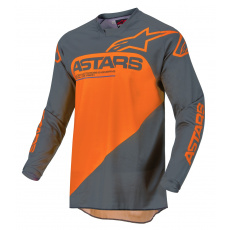 dres RACER SUPERMATIC 2022, ALPINESTARS (černá antracit/oranžová) dres RACER SUPERMATIC 2022, ALPINESTARS (černá antracit/oranžová)