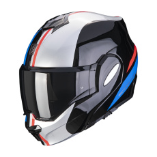 Moto přilba SCORPION EXO-TECH EVO FORZA černo/stříbrno/červená Moto přilba SCORPION EXO-TECH EVO FORZA černo/stříbrno/červená