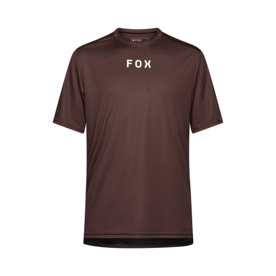 Cyklo dres Fox Ranger s Jersey Wordmark  Cocoa