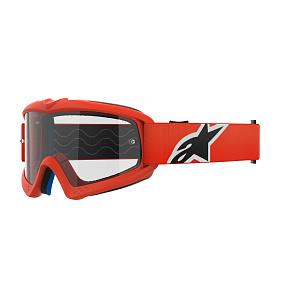 brýle VISION YOUTH CORP, ALPINESTARS, dětské (oranžová, čiré plexi)