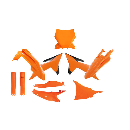 sada plastů 7 dílů KTM, RTECH (oranžová, černá)