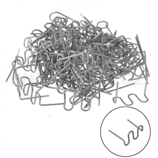sponky na svařování plastu typ S 0,8mm, 100 ks