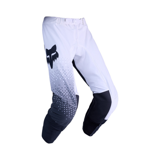 Pánské MX kalhoty Fox Flexair Fracture Pant  White/Black