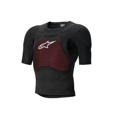 chránič těla BIONIC PLASMA LT krátký rukáv, ALPINESTARS (černá/červená/bílá) 2026