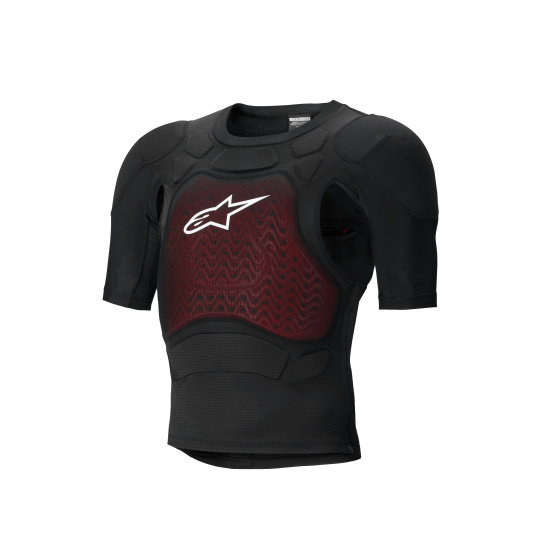 chránič těla BIONIC PLASMA LT krátký rukáv, ALPINESTARS (černá/červená/bílá) 2026