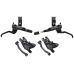 brzda kotoučová SHIMANO Deore M6100 p+z (800+1600 mm) komplet bez kotoučů, (zadní J-kit)