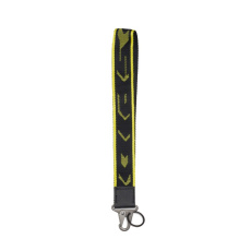 klíčenka KEY HOLDER SHORT, SPIDI (černá/žlutá fluo) klíčenka KEY HOLDER SHORT, SPIDI (černá/žlutá fluo)