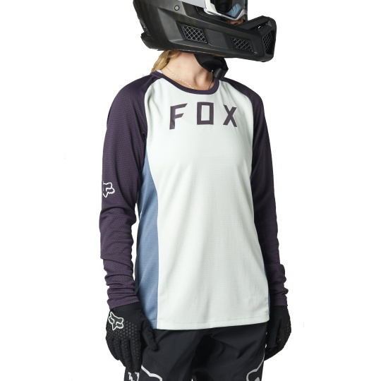 Dámský dres Fox W Defend Ls Jersey Cloud Grey 