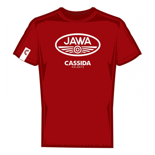 triko JAWA edice, CASSIDA (červená bordó)