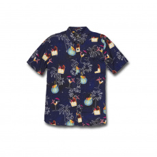Pánská košile Volcom Cosmic Vaca Ss Blueprint Pánská košile Volcom Cosmic Vaca Ss Blueprint
