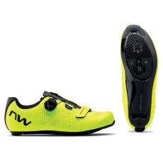 Pánské Road tretry Northwave Storm Carbon 2  Yellow Fluo/Black