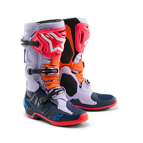 boty TECH 10 limitovaná edice RECORDS, ALPINESTARS (černá/multicolor) 2026 boty TECH 10 limitovaná edice RECORDS, ALPINESTARS (černá/multicolor) 2026