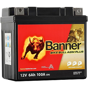 baterie AGM PLUS 12V, BGTZ7-S, 6Ah, 100A, BANNER Bike Bull AGM PLUS 113x70x105 baterie AGM PLUS 12V, BGTZ7-S, 6Ah, 100A, BANNER Bike Bull AGM PLUS 113x70x105