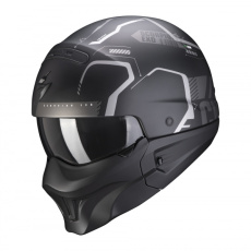Moto přilba SCORPION EXO-COMBAT EVO RAM matná černo/stříbrná Moto přilba SCORPION EXO-COMBAT EVO RAM matná černo/stříbrná