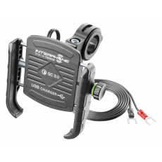 Univerzální držák na mobilní telefony Interphone MOTOCRAB s integrovaným USB portem Univerzální držák na mobilní telefony Interphone MOTOCRAB s integrovaným USB portem