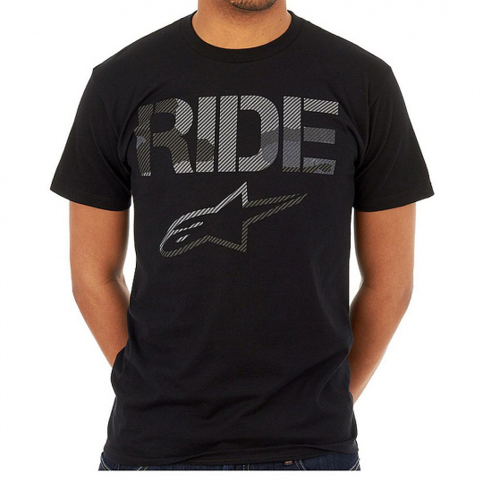 Alpinestars tričko Ride Stealth Black - vel. XL