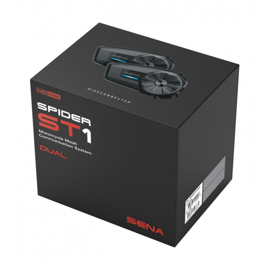 Mesh handsfree headset Spider ST1 (dosah 2 km), SENA (sada 2 jednotek)