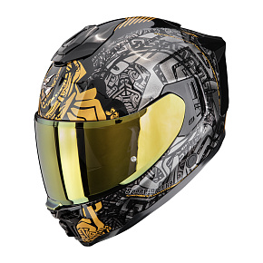 Moto přilba SCORPION EXO-1500 AIR APUS černo/šedo/zlatá Moto přilba SCORPION EXO-1500 AIR APUS černo/šedo/zlatá