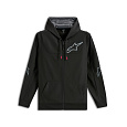 mikina SESSIONS 3 HOODIE, ALPINESTARS (černá/šedá)