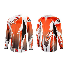 Alpinestars A-line L/S Jersey dres Orange/Black/Grey, vel.M Alpinestars A-line L/S Jersey dres Orange/Black/Grey, vel.M