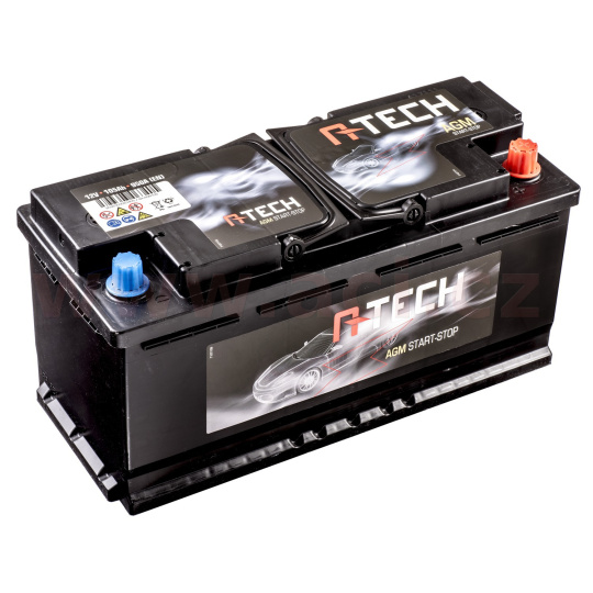 105Ah AGM baterie START-STOP, 950A, pravá A-TECH AGM 392x175x190