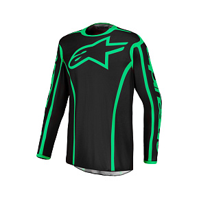 dres FLUID APEX V2, ALPINESTARS (černá/zelená fluo) 2027