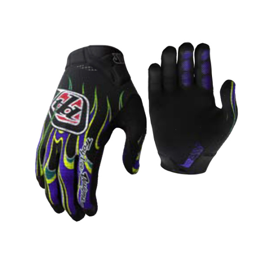 TLD DĚTSKÉ RUKAVICE AIR TORCHED BLACK / PURPLE (44721201)