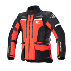 bunda BOGOTA PRO DRYSTAR HONDA kolekce, ALPINESTARS (červená fluo/černá) 2025 bunda BOGOTA PRO DRYSTAR HONDA kolekce, ALPINESTARS (červená fluo/černá) 2025