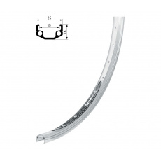 KELLYS Ráfek WASPER, 36H, AV, 24" silver KELLYS Ráfek WASPER, 36H, AV, 24" silver