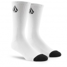 Pánské ponožky Volcom Full Stone Sock 3Pk White Pánské ponožky Volcom Full Stone Sock 3Pk White