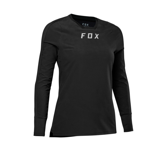 Dámský cyklo dres Fox W Defend Thermal Jersey  Black
