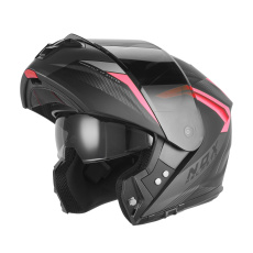 přilba N968 SHIFT, NOX (černá matná, červená) 2026